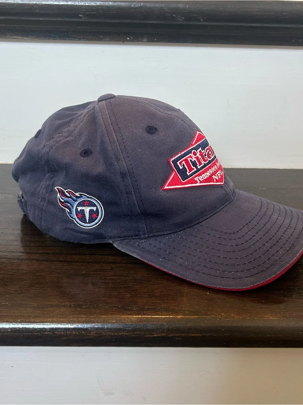 Vintage Tennessee Titans Hat Ranger Buckle Back Blue Officially Licensed